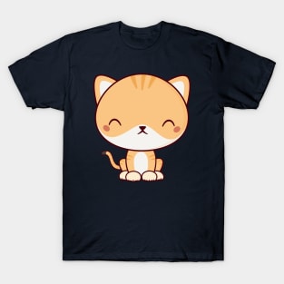 Kawaii Cute Kitten Cat T-Shirt